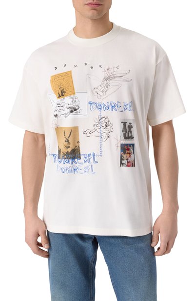 Хлопковая футболка DOMREBEL, арт. RABBIT H0LE/T-SHIRT, фото 3