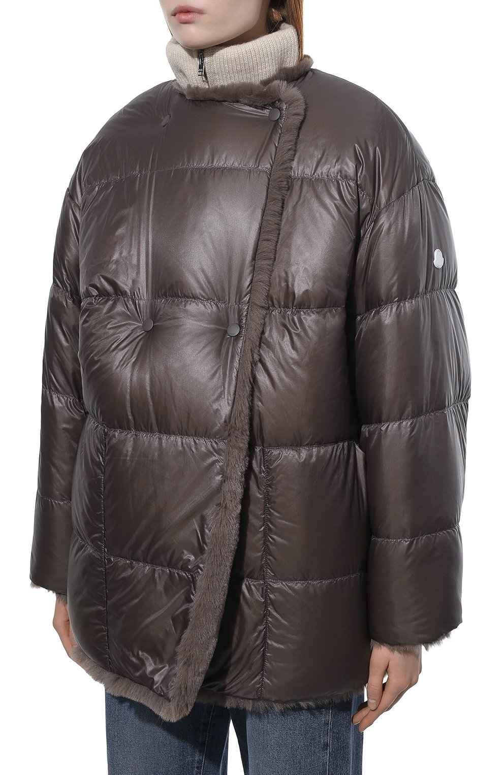 Пуховик lema 4 moncler hyke MONCLER коричневого цвета по цене 138000 руб., арт. G2-09K-1A000-06-M1195, фото 3 Пуховик lema 4 moncler hyke MONCLER, арт. G2-09K-1A000-06-M1195, фото 3