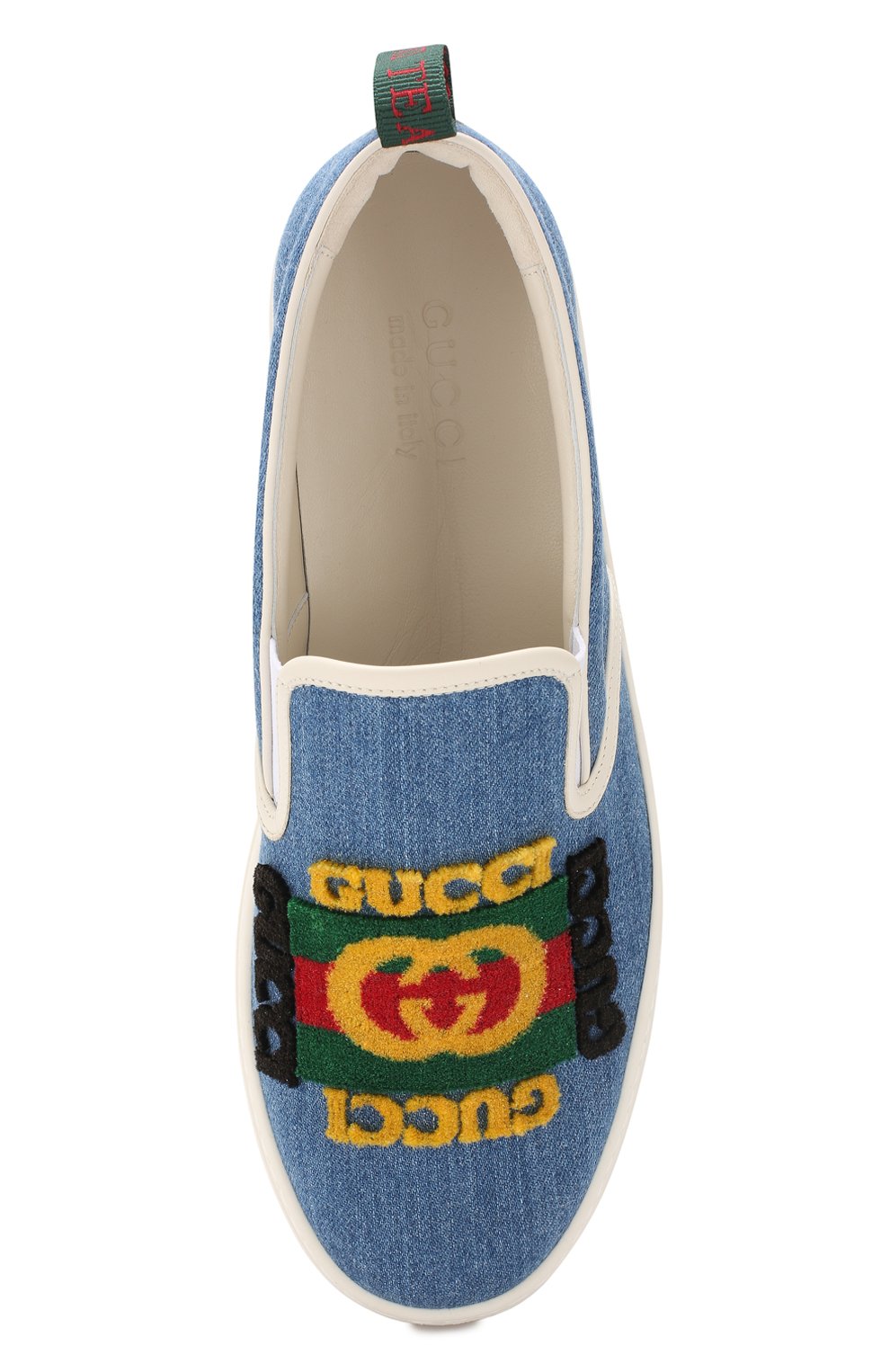 Текстильные слипоны GUCCI, арт. 548644/9B5D0, фото 5
