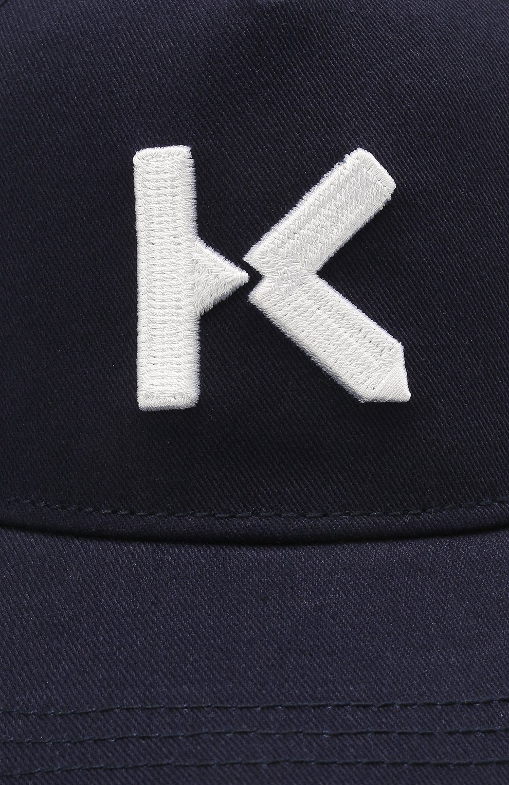 Хлопковая бейсболка KENZO темно-синего цвета по цене 7190 руб., арт. K51000, фото 3 Хлопковая бейсболка KENZO, арт. K51000, фото 3