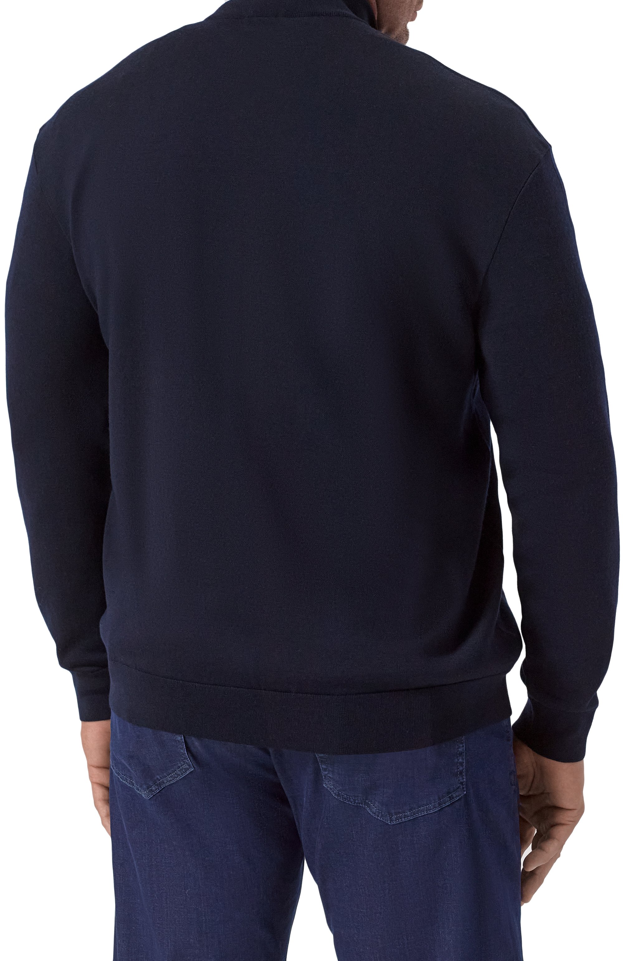 Шерстяной кардиган PAUL&SHARK темно-синего цвета по цене 82850 руб., арт. 25411704/3XL, фото 4 Шерстяной кардиган PAUL&SHARK, арт. 25411704/3XL, фото 4