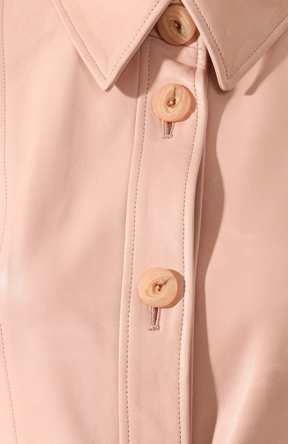 Кожаное платье DROME розового цвета по цене 141000 руб., арт. DPDA356P/D1098P, фото 5 Кожаное платье DROME, арт. DPDA356P/D1098P, фото 5