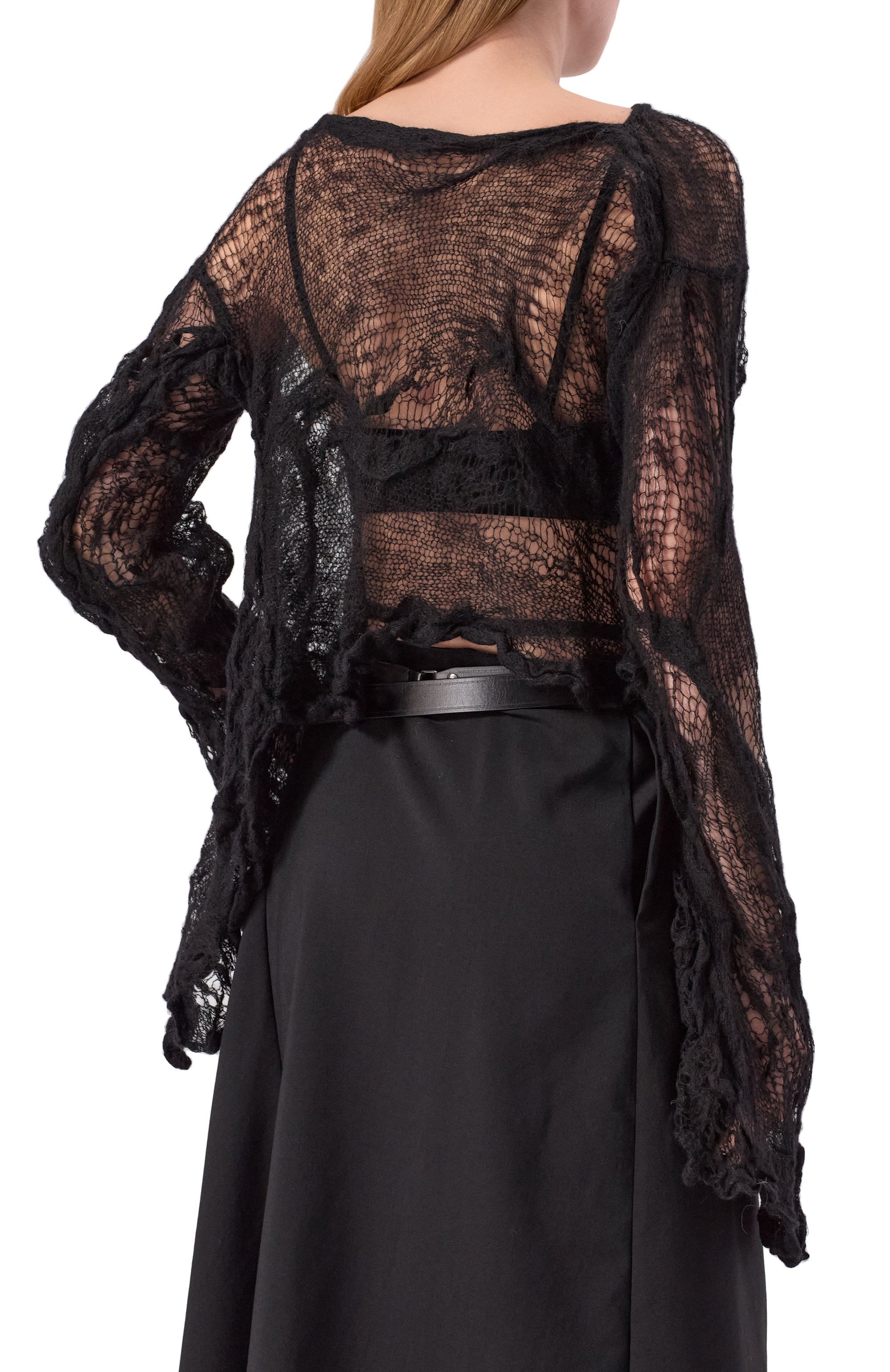 Шерстяной свитер ANN DEMEULEMEESTER, арт. B0013475/KN076, фото 4