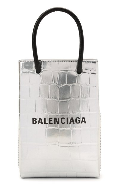 Кожаный чехол shopping для телефона BALENCIAGA, арт. 593826/1S4EN, фото 1