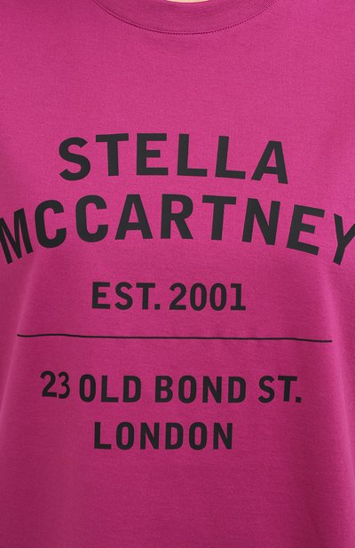 Хлопковая футболка STELLA MCCARTNEY, арт. 601849/SMP86, фото 5