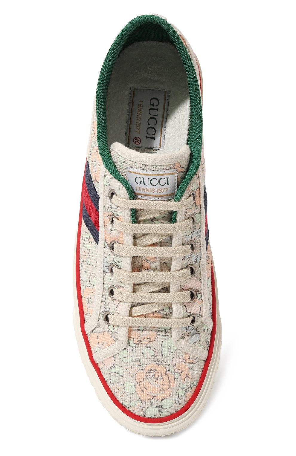 Текстильные кеды tennis 1977 GUCCI, арт. 606110 2I410, фото 6
