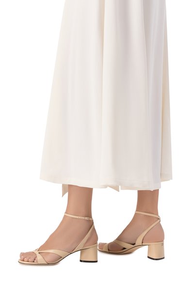 Кожаные босоножки sr pilier 50 SERGIO ROSSI, арт. B11191/MNAN07, фото 3