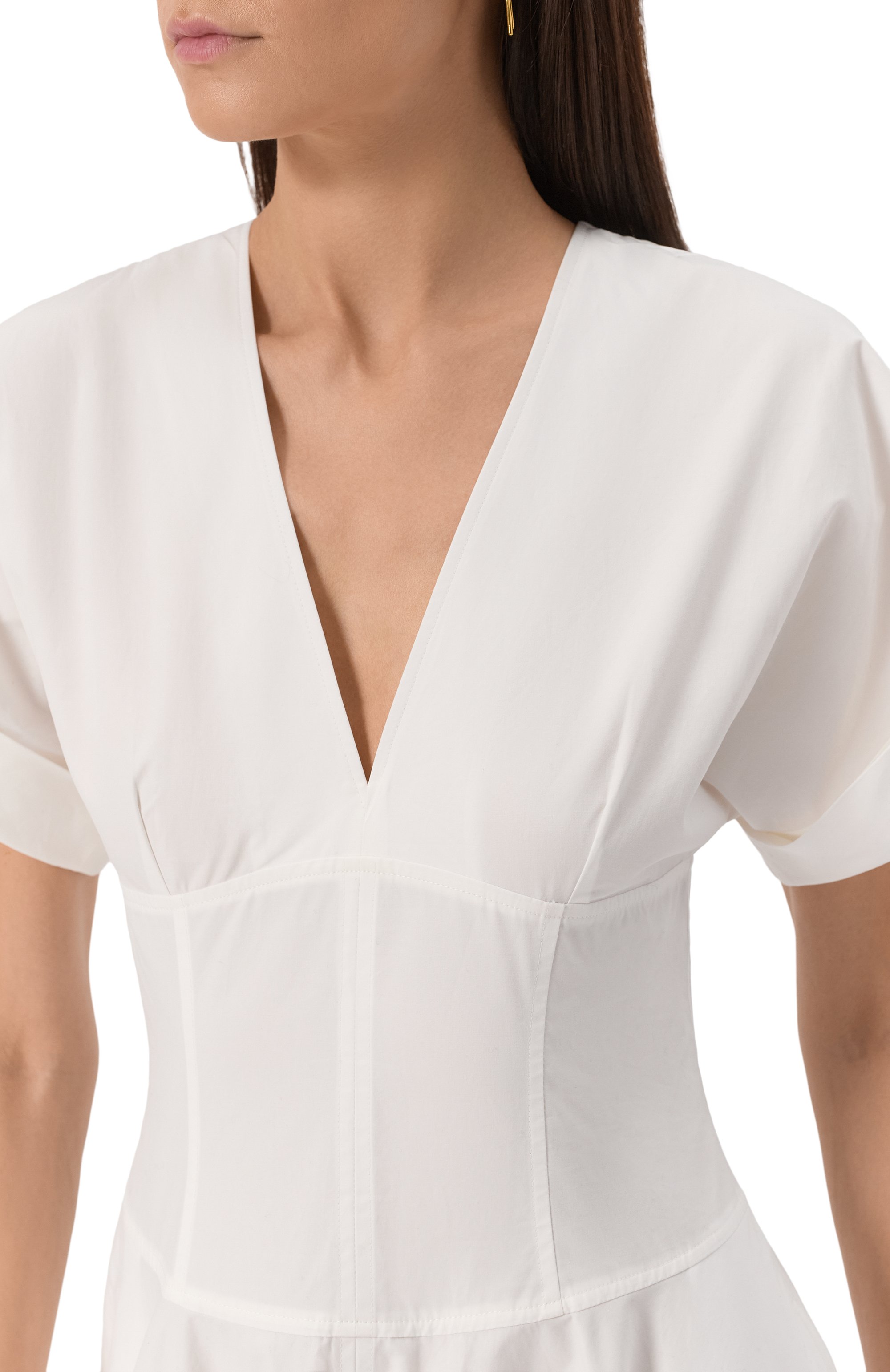 Хлопковое платье 12 STOREEZ, арт. 132629, фото 5