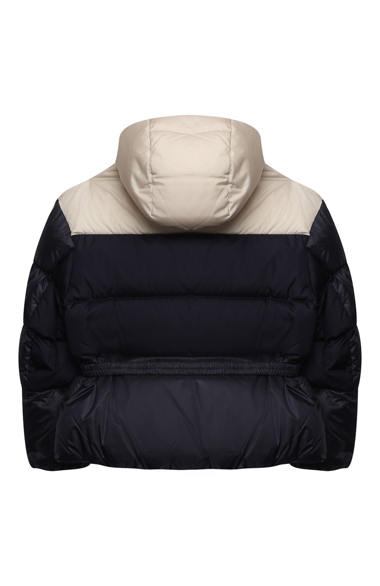 Детская пуховая куртка MONCLER синего цвета, арт. G2-954-1A520-10-54155/12-14A | Фото 2 (Материал подклада: Синтетический материал; Материал внешний: Синтетический материал; Рукава: Длинные; Девочки Кросс-КТ: Пуховик-верхняя одежда; Материал утеплителя: Пух и перо; Кросс-КТ: Зима; Материал сплава: Проставлено; Драгоценные камни: Проставлено; Ростовка одежда: 12 лет | 152 см, 16 лет | 164 см)