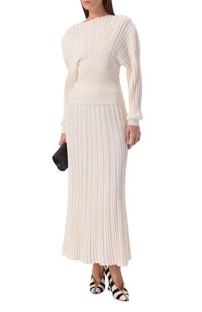 Юбка из вискозы BALMAIN, арт. GF1LD393/KJ30, фото 2