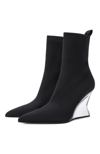 Женские текстильные ботильоны BALMAIN, арт. GN1TE201/TKNI