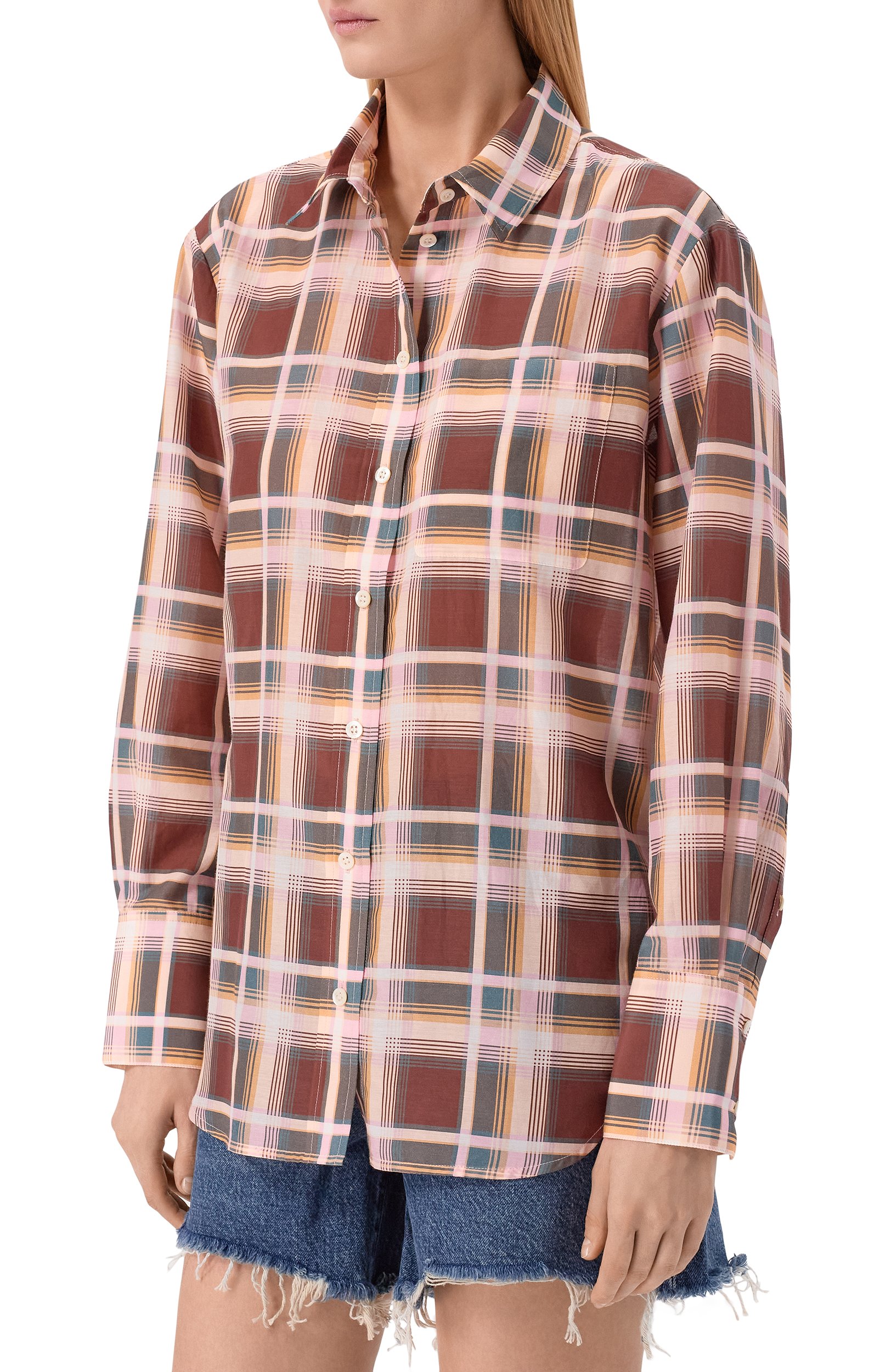 Рубашка из хлопка и шелка FRAME DENIM, арт. WE26WSH023/THE B0Y SHIRT, фото 3