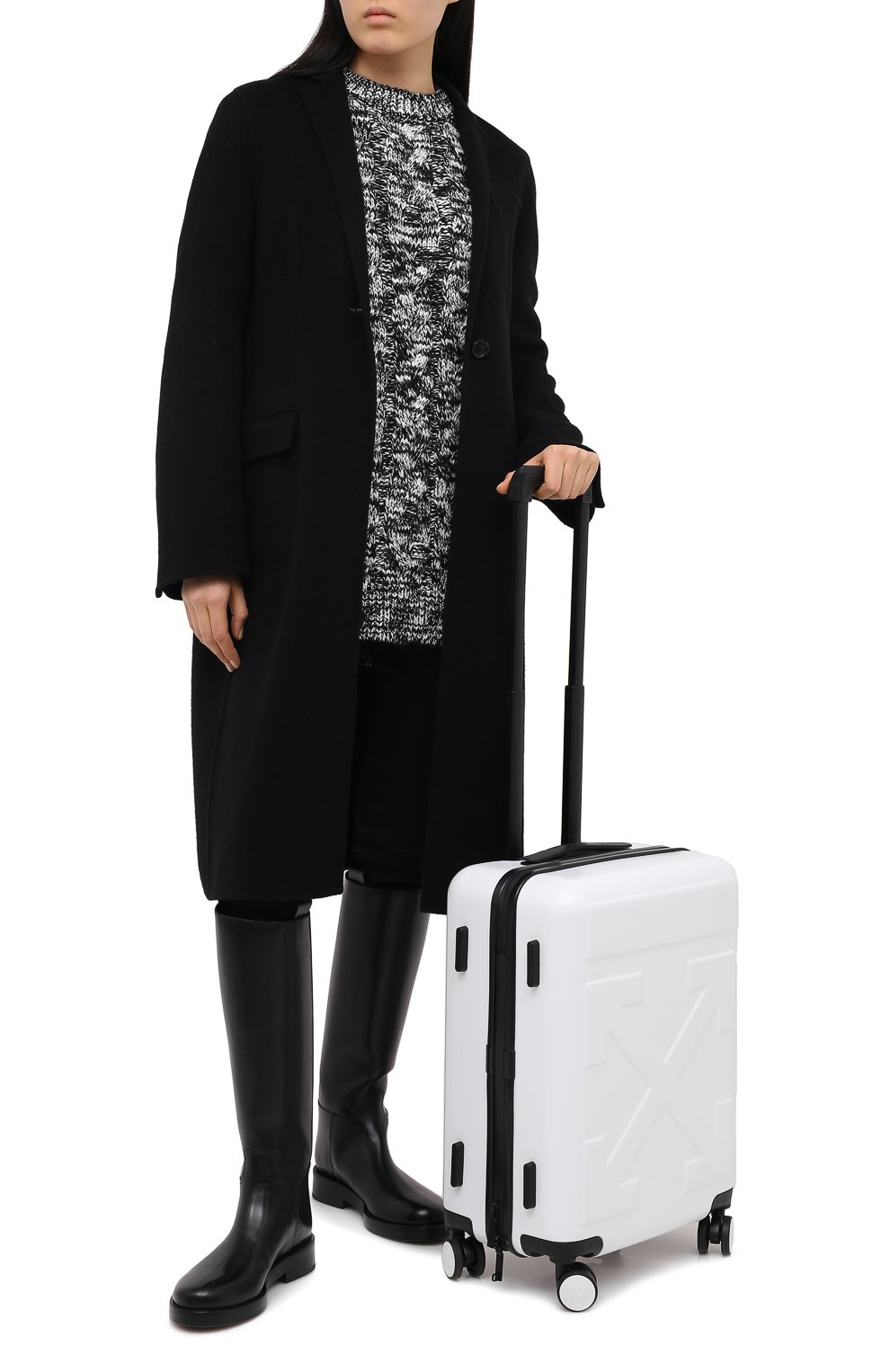 Чемодан arrow trolley OFF-WHITE белого цвета по цене 89950 руб., арт. 0WNG002E20MAT0010100, фото 2 Чемодан arrow trolley OFF-WHITE, арт. 0WNG002E20MAT0010100, фото 2