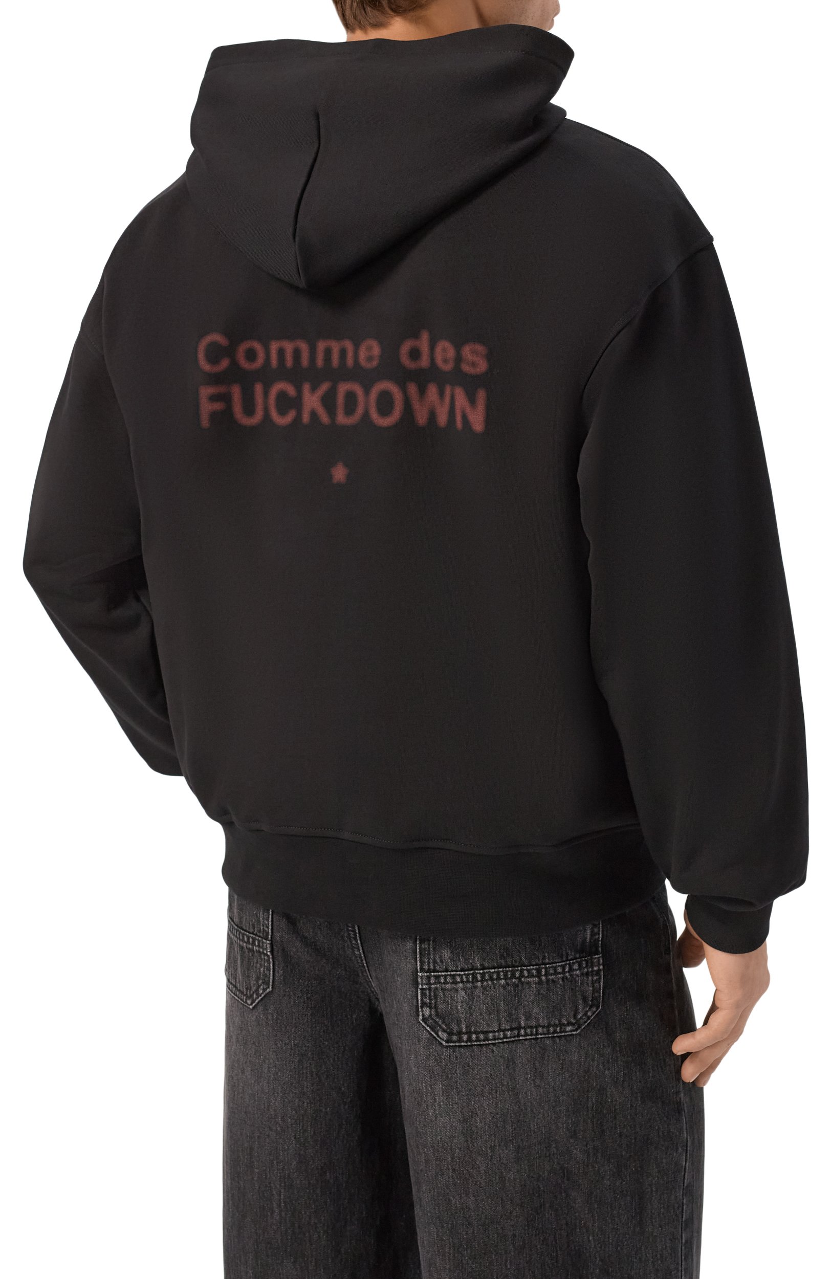 Хлопковое худи COMME DES FUCKDOWN, арт. CFABU00043, фото 4