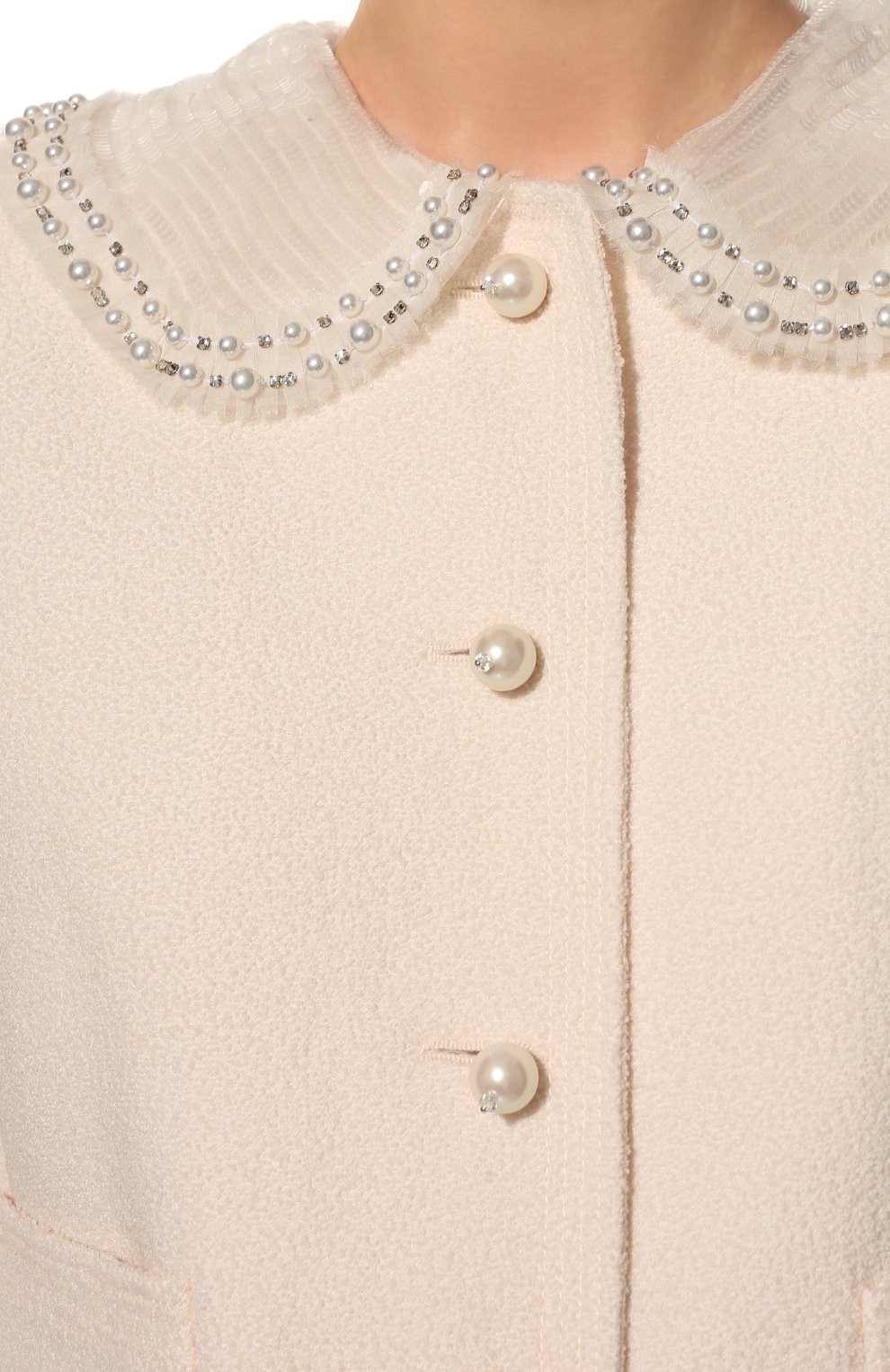 Жакет из шерсти и шелка MIU MIU, арт. MH1681-GWV-F0009, фото 5