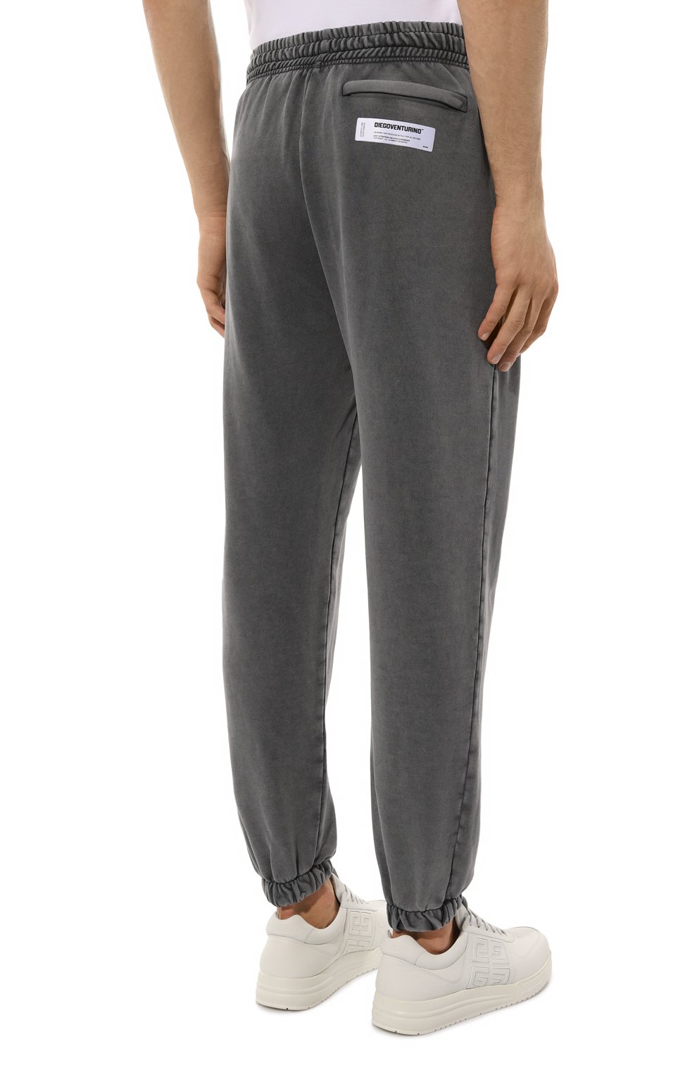 Хлопковые джоггеры DIEGO VENTURINO, арт. D3W4DVPNTBASIC-3, фото 4