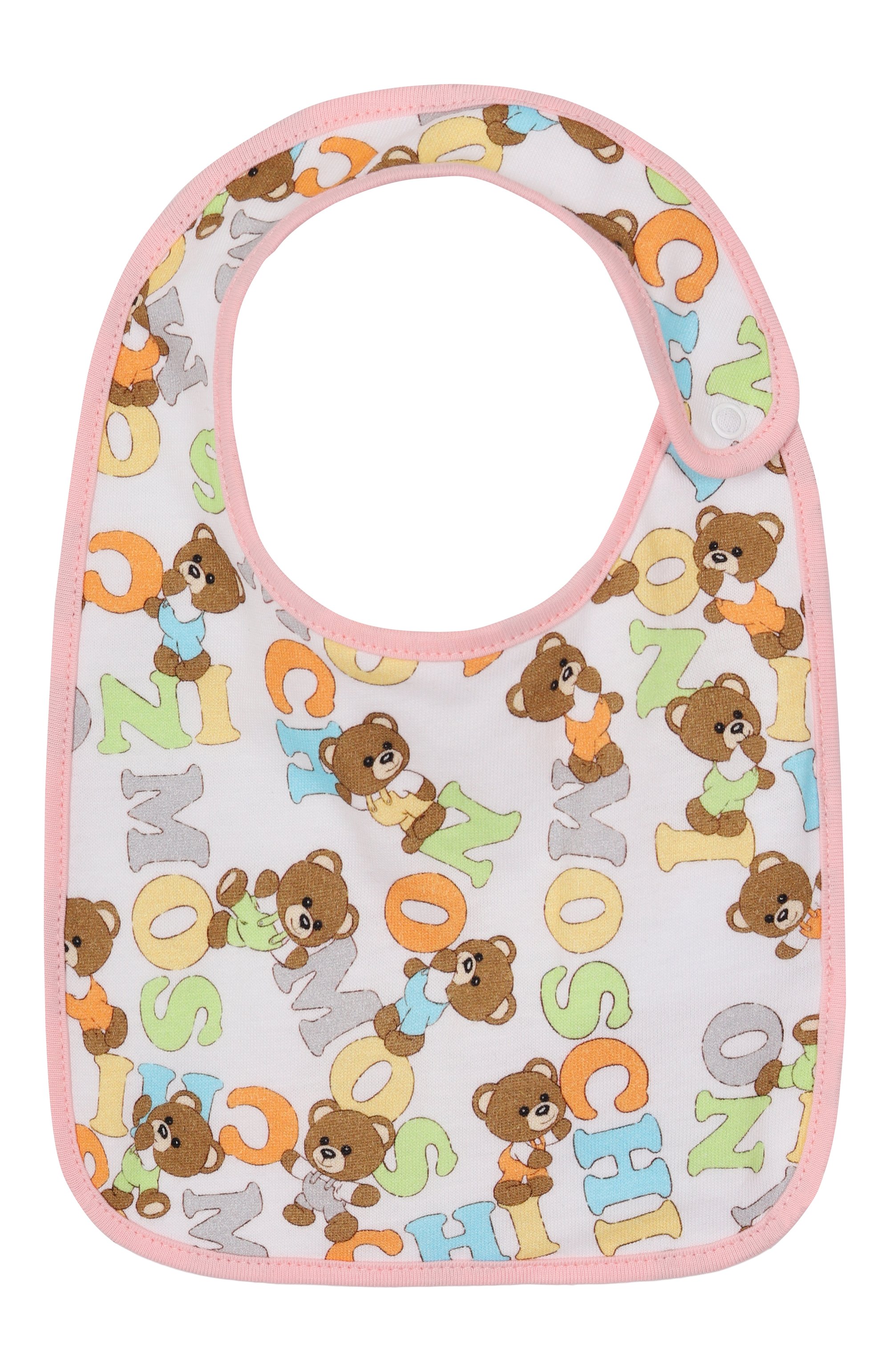 Комплект из трех предметов MOSCHINO светло-розового цвета по цене 21800 руб., арт. MUY088/LAA02, фото 4 Комплект из трех предметов MOSCHINO, арт. MUY088/LAA02, фото 4