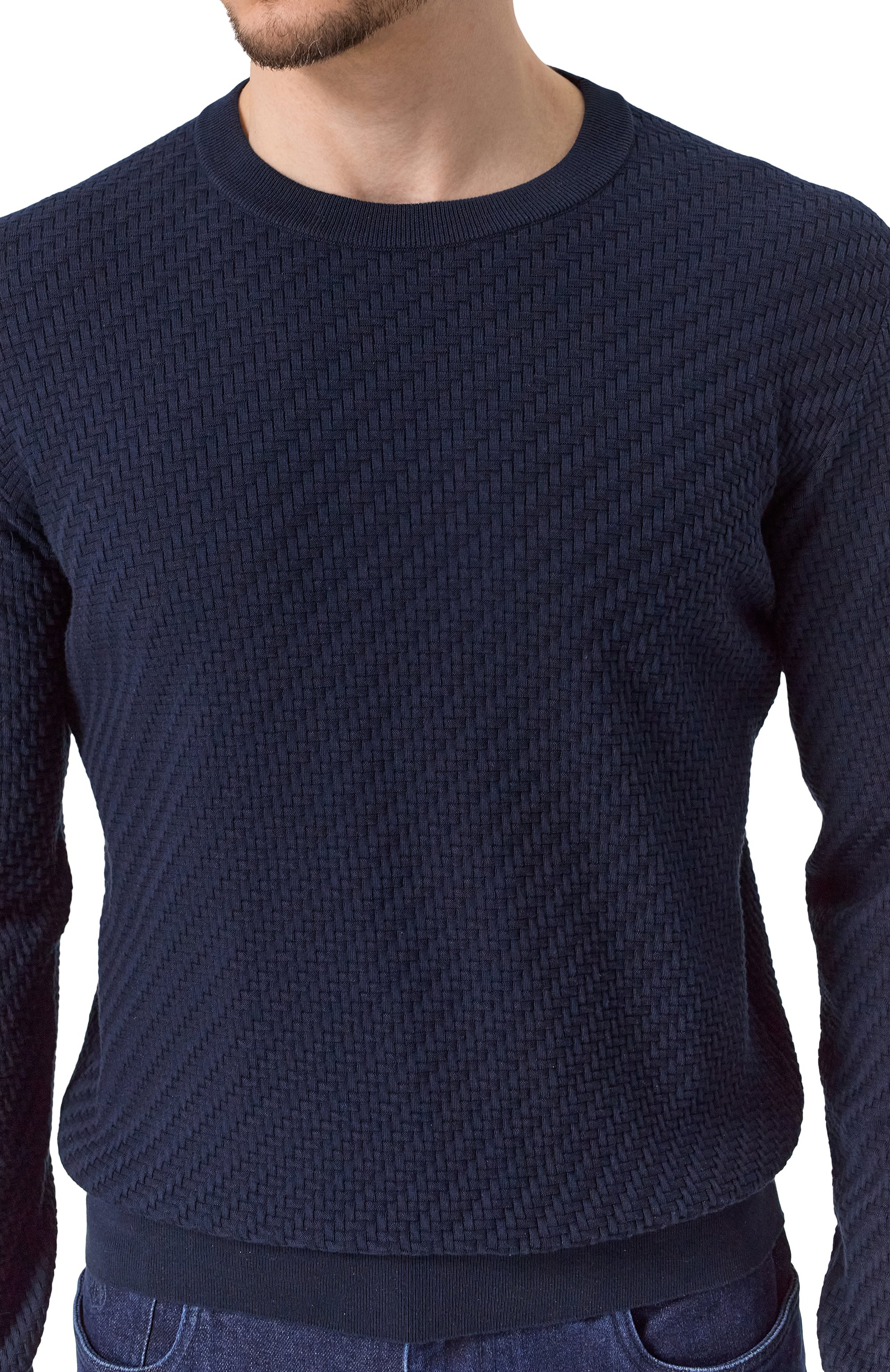 Джемпер из хлопка и шелка BRIONI, арт. UMQ90L/PAK22, фото 5