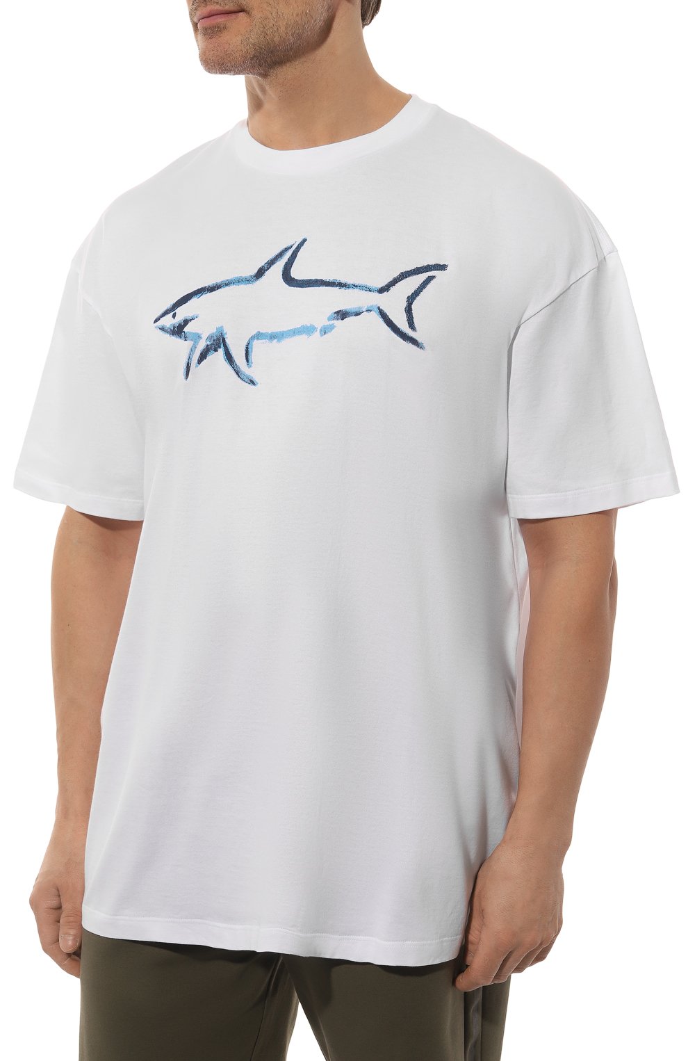 Хлопковая футболка PAUL&SHARK, арт. 24411101/3XL-6XL, фото 3
