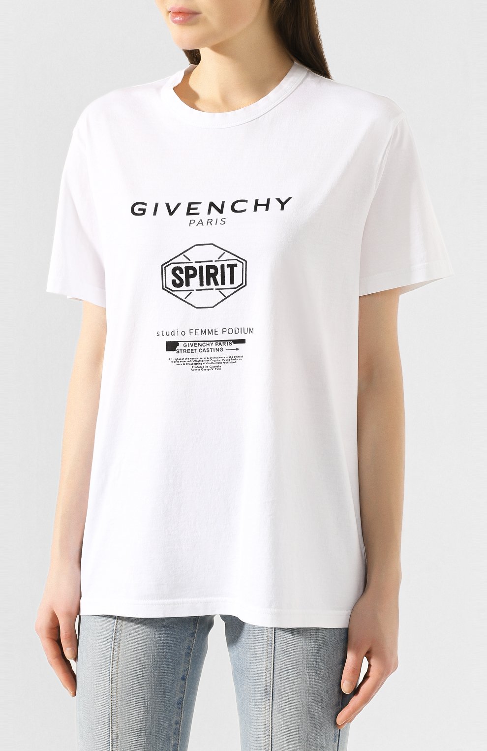 Хлопковая футболка GIVENCHY, арт. BW70753Z33, фото 3