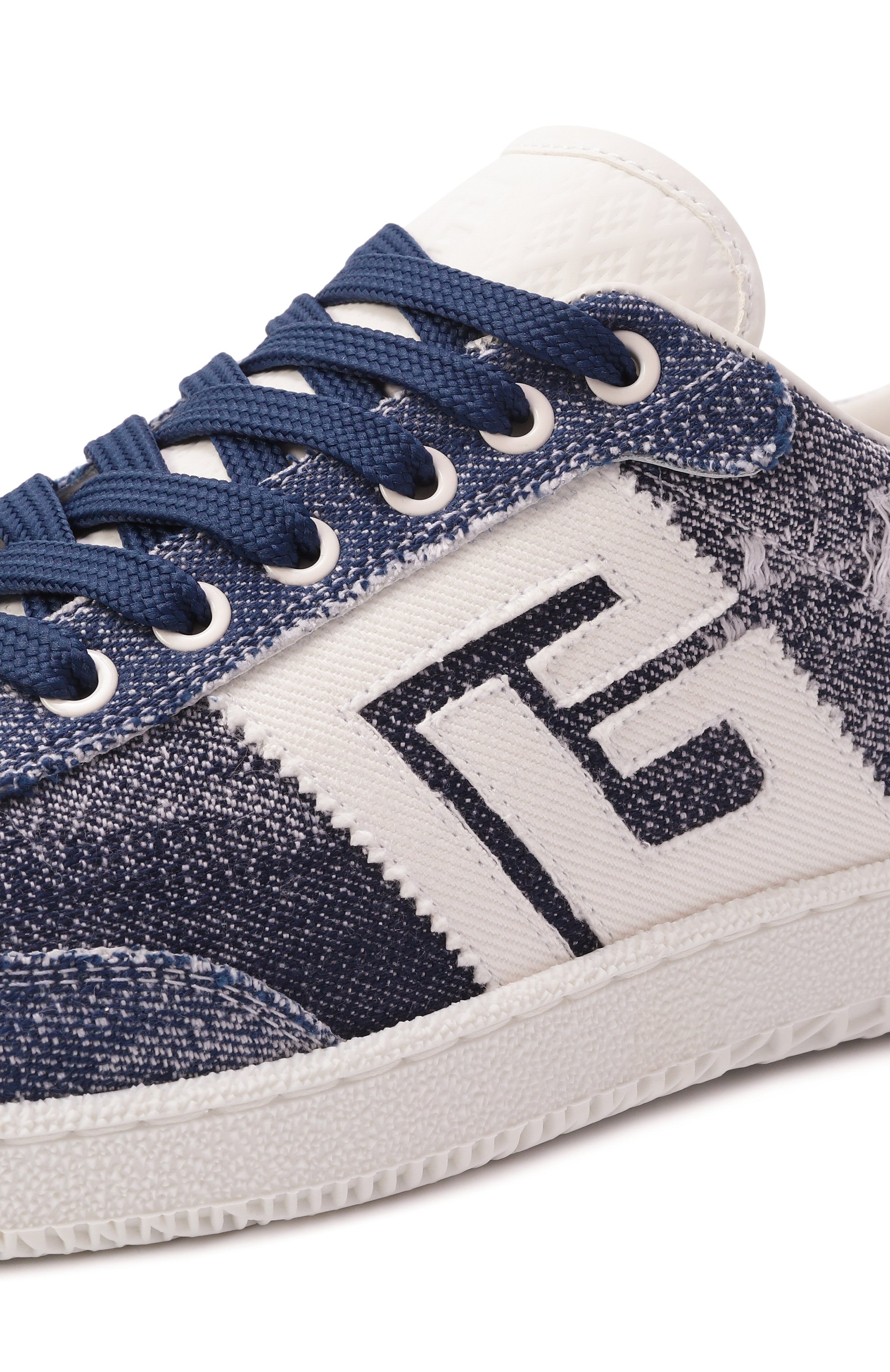 Текстильные кеды balmain swan BALMAIN синего цвета по цене 61550 руб., арт. EM1VI360/TRID, фото 7 Текстильные кеды balmain swan BALMAIN, арт. EM1VI360/TRID, фото 7