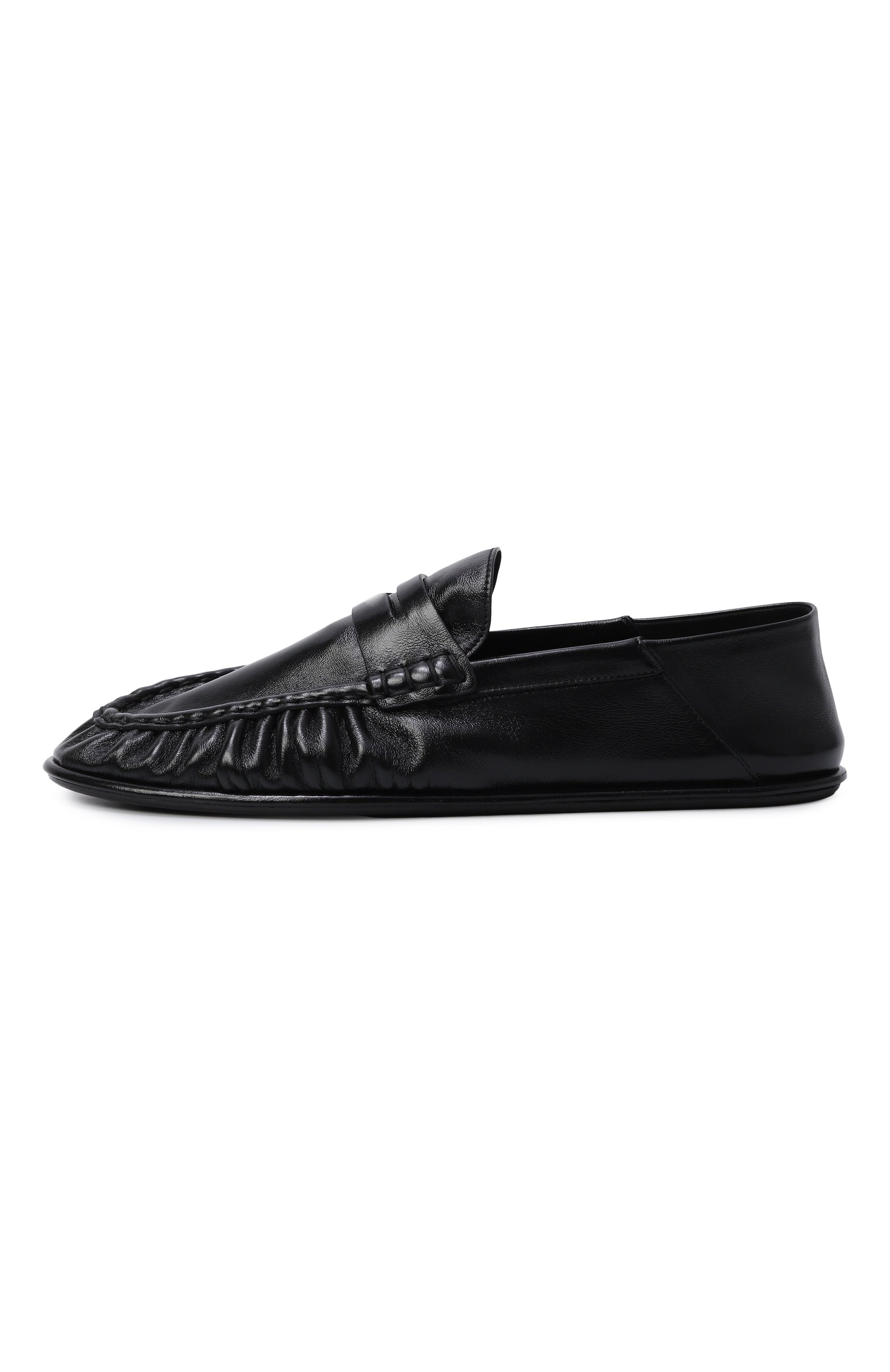 Кожаные пенни-лоферы SAINT LAURENT, арт. 800724/AA00K, фото 4