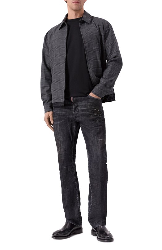 Хлопковая футболка Comme des Fuckdown CFABM01733 Чёрный  CFABM01733 Фото 2