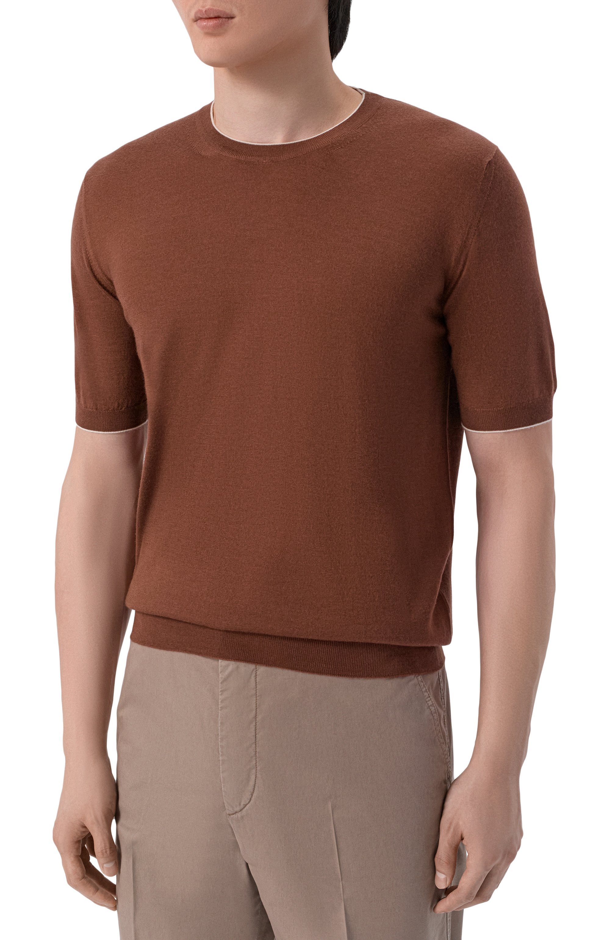 Джемпер из кашемира и шелка FEDELI, арт. MU0L5718B/CASMERE SETA BIC, фото 3