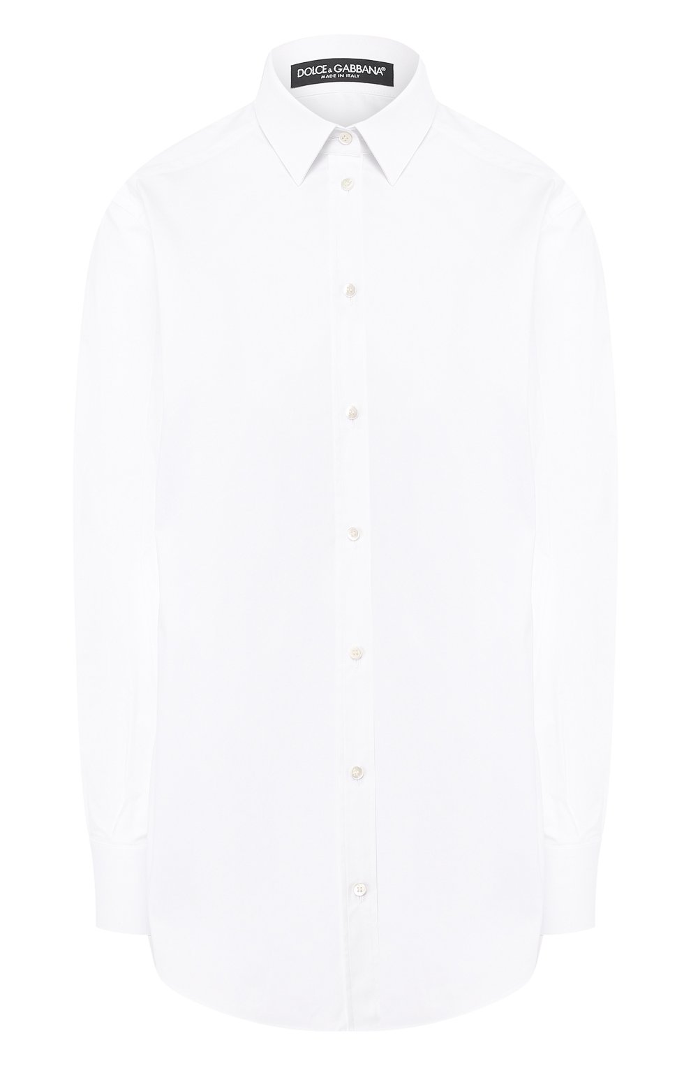 Однотонная хлопковая блуза DOLCE & GABBANA, арт. F5I98T/FUEAJ, фото 1
