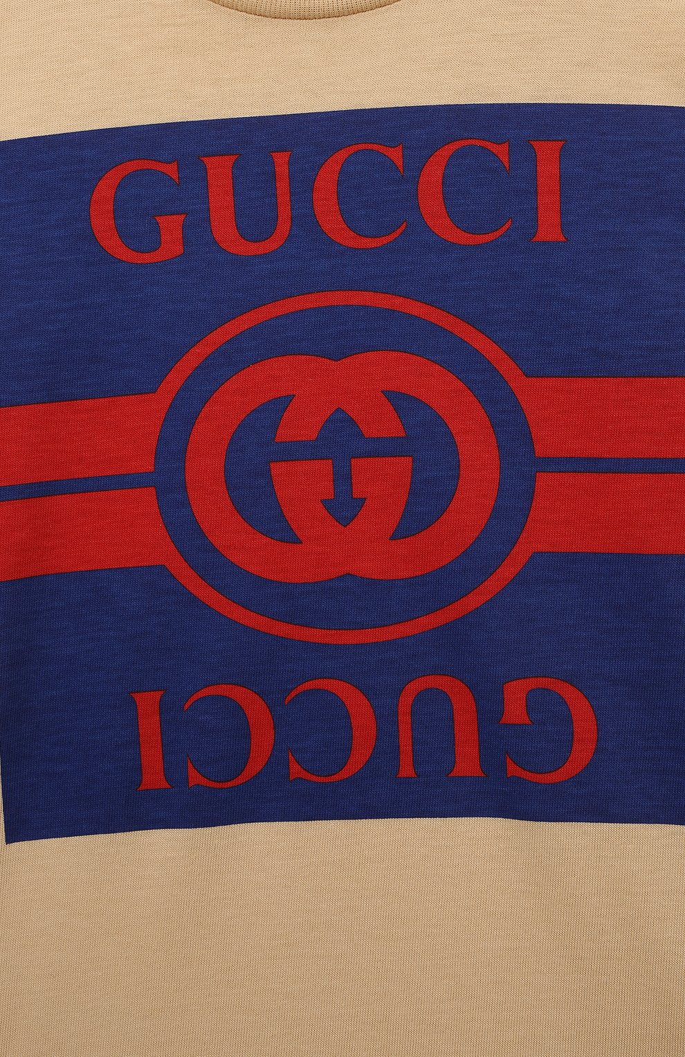 Хлопковая футболка GUCCI, арт. 576871/XJF50, фото 3