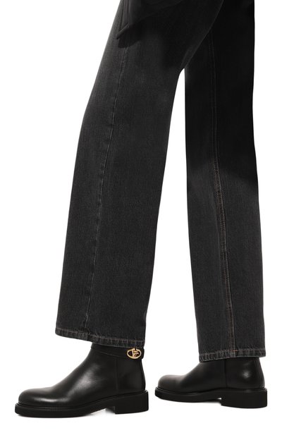 Кожаные ботинки vlogo locker VALENTINO, арт. 5W2S0JS8/HJL, фото 3