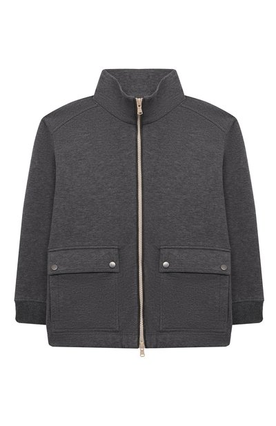 Хлопковая толстовка BRUNELLO CUCINELLI, арт. BN05NE291A