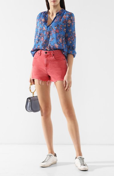 Джинсовые шорты с потертостями ALEXANDER WANG, арт. 4D994339AD, фото 2