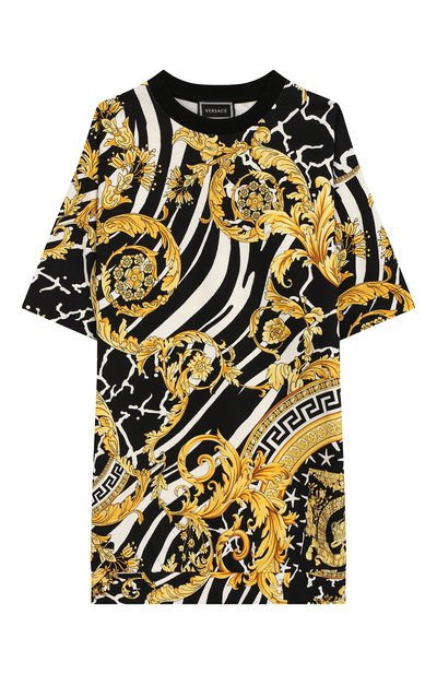 Хлопковое платье VERSACE, арт. YC000125/YA00277/8A-14A, фото 1