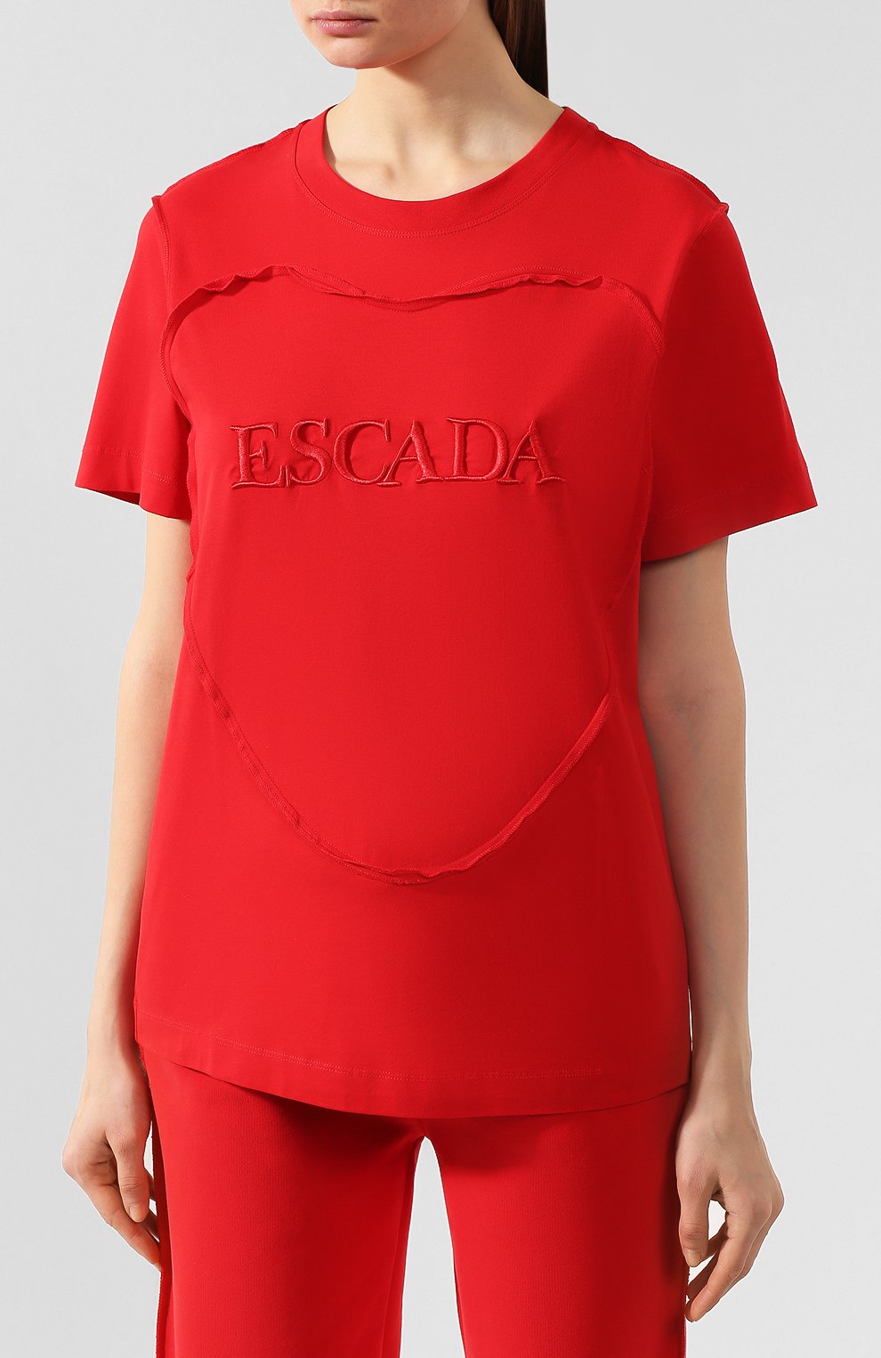 Хлопковая футболка ESCADA SPORT, арт. 5032171, фото 3