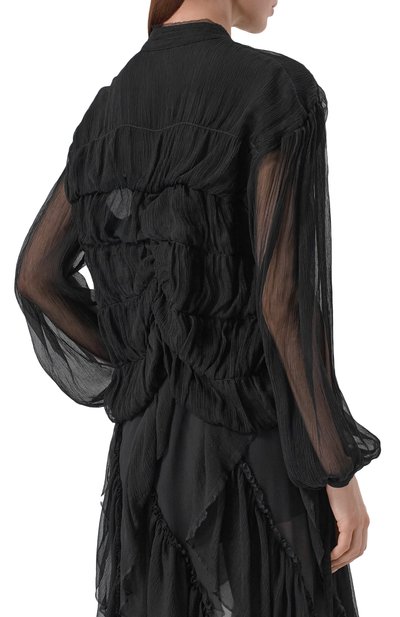 Шелковая блузка ISABEL BENENATO, арт. DW935S26, фото 4