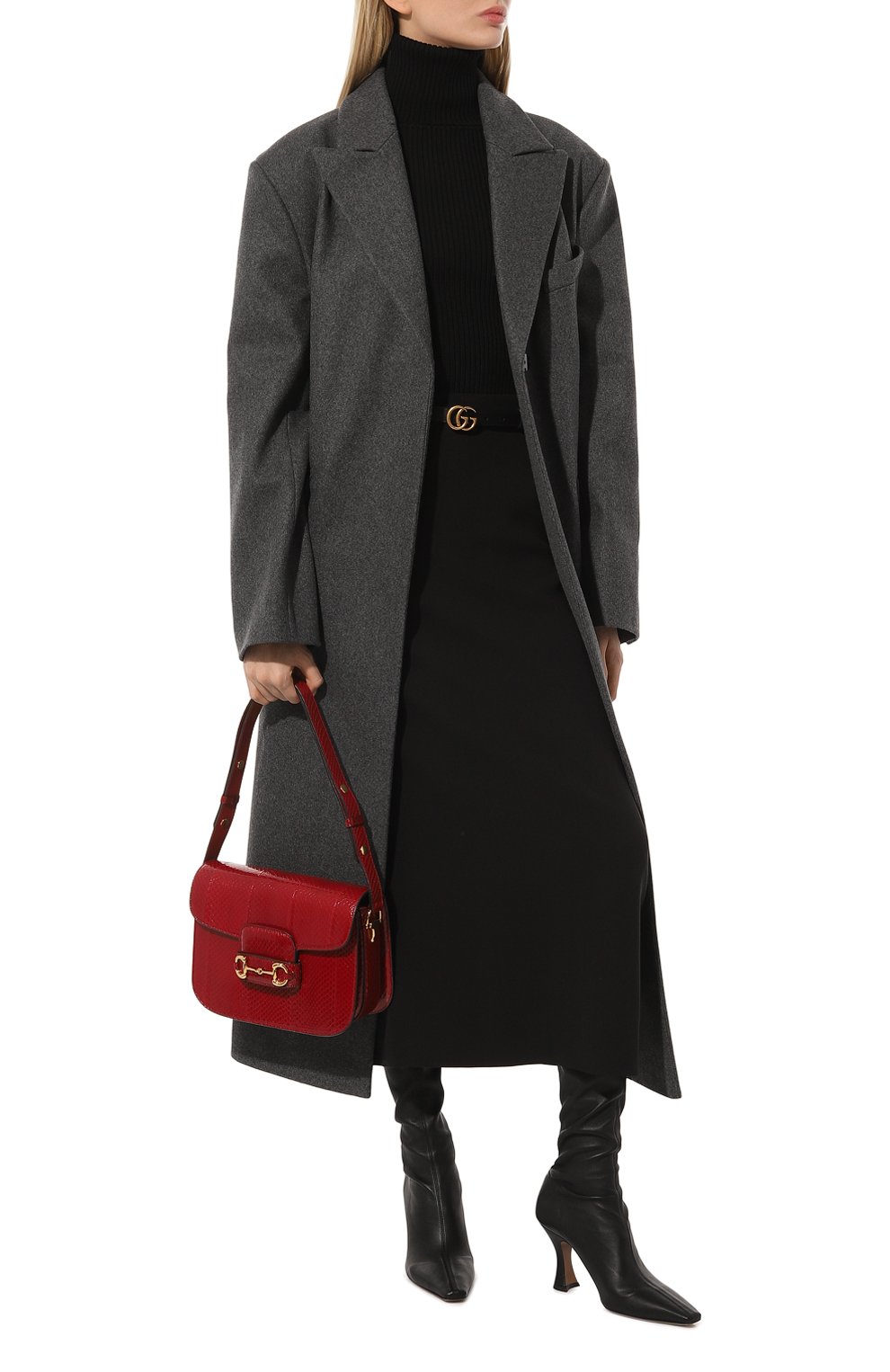 Сумка 1955 horsebit small из кожи змеи GUCCI, арт. 602204 LYQ0G, фото 7