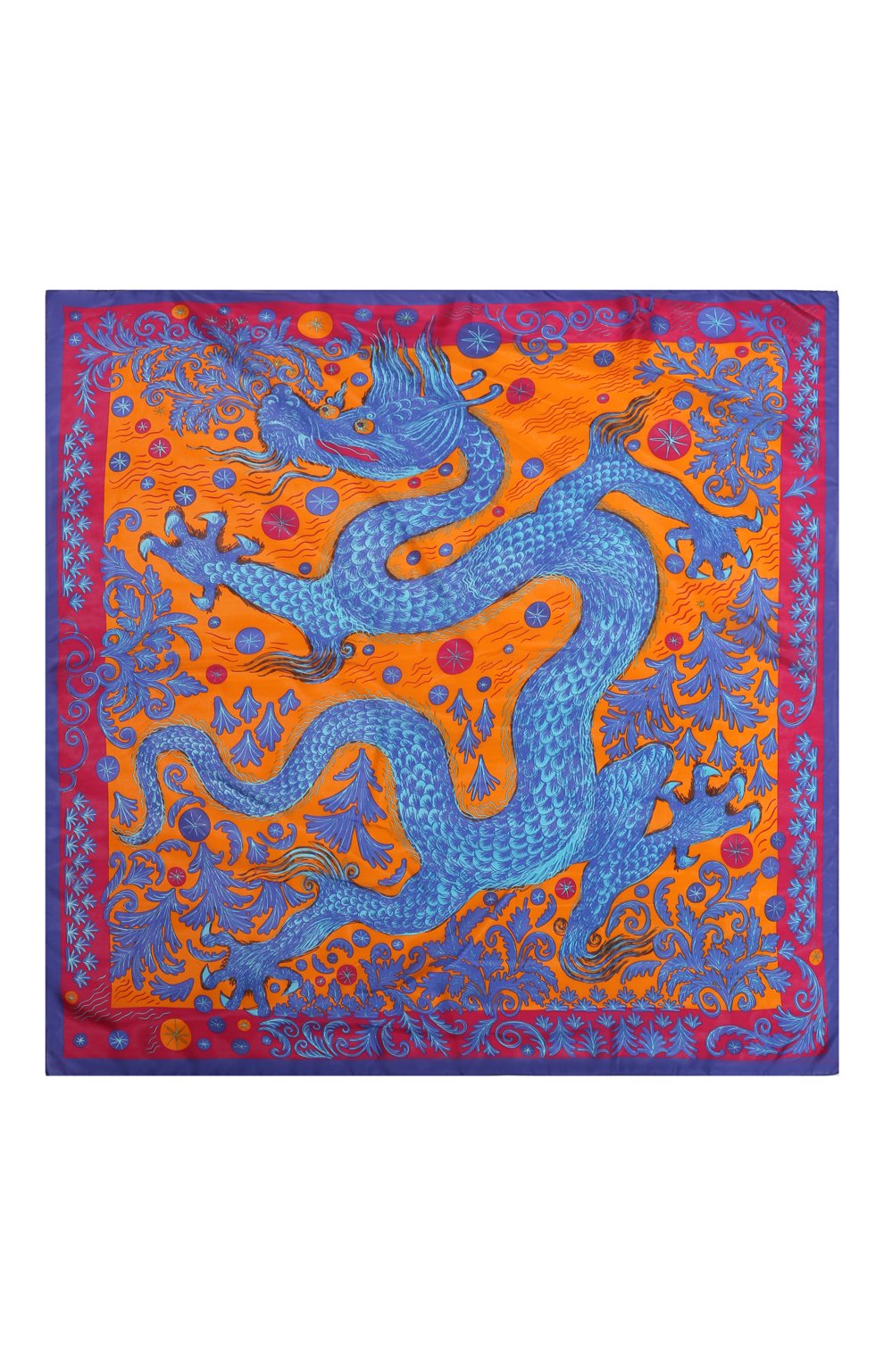 Шелковый платок дракон GOURJI, арт. T27DROR7R/1, фото 5
