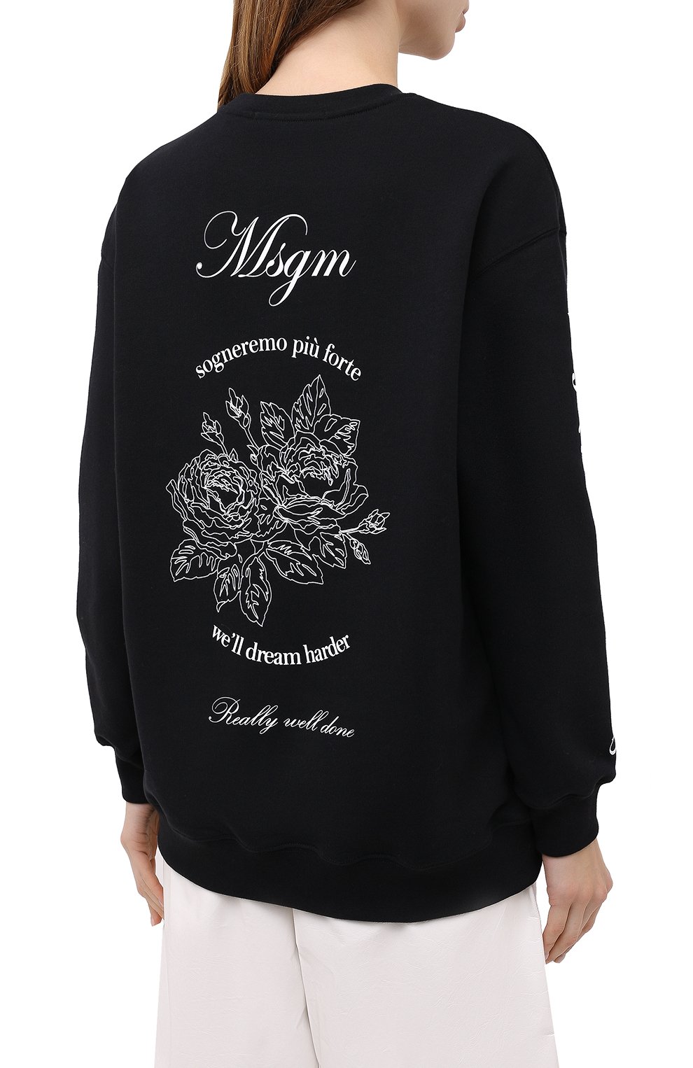 Хлопковый свитшот MSGM, арт. 2941MDM99 207799, фото 4