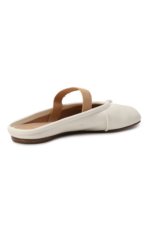 Кожаные сабо Tabi Maison Margiela S39WZ0103/P6853 Белый  S39WZ0103/P6853 Фото 5