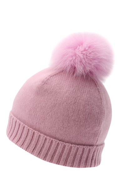 Кашемировая шапка GIORGETTI CASHMERE розового цвета по цене 15750 руб., арт. MB1693/TU/12A, фото 2 Кашемировая шапка GIORGETTI CASHMERE, арт. MB1693/TU/12A, фото 2