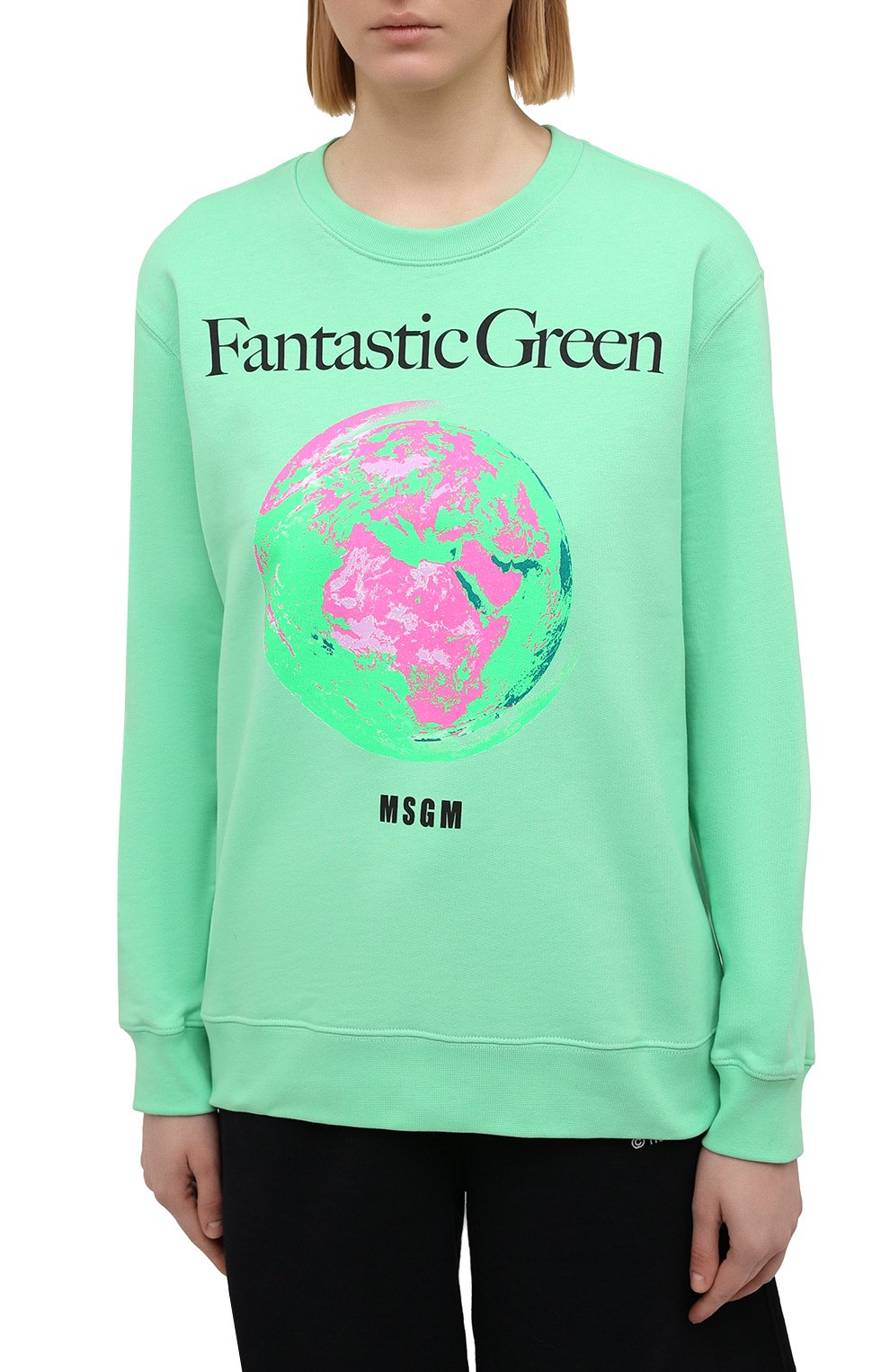 Хлопковый свитшот MSGM, арт. 3041MDM193 217119, фото 3