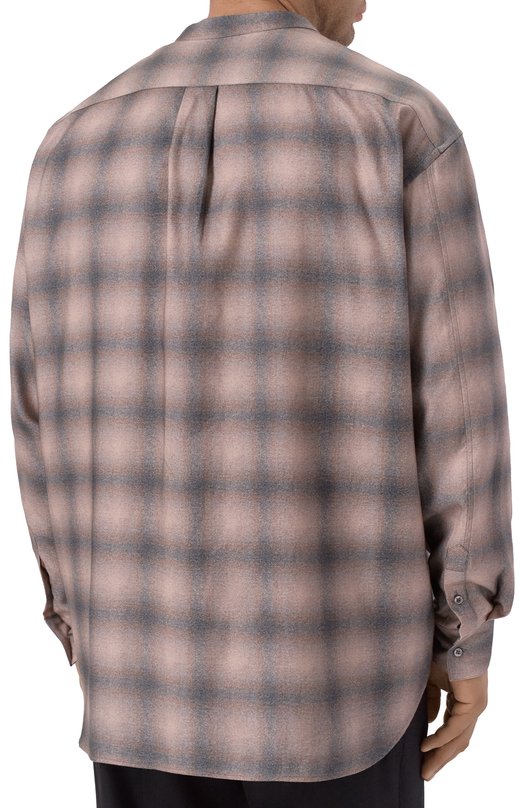 Рубашка из хлопка и лиоцелла Giorgio Armani GM002313/TE17692 Бежевый  GM002313/TE17692 Фото 4
