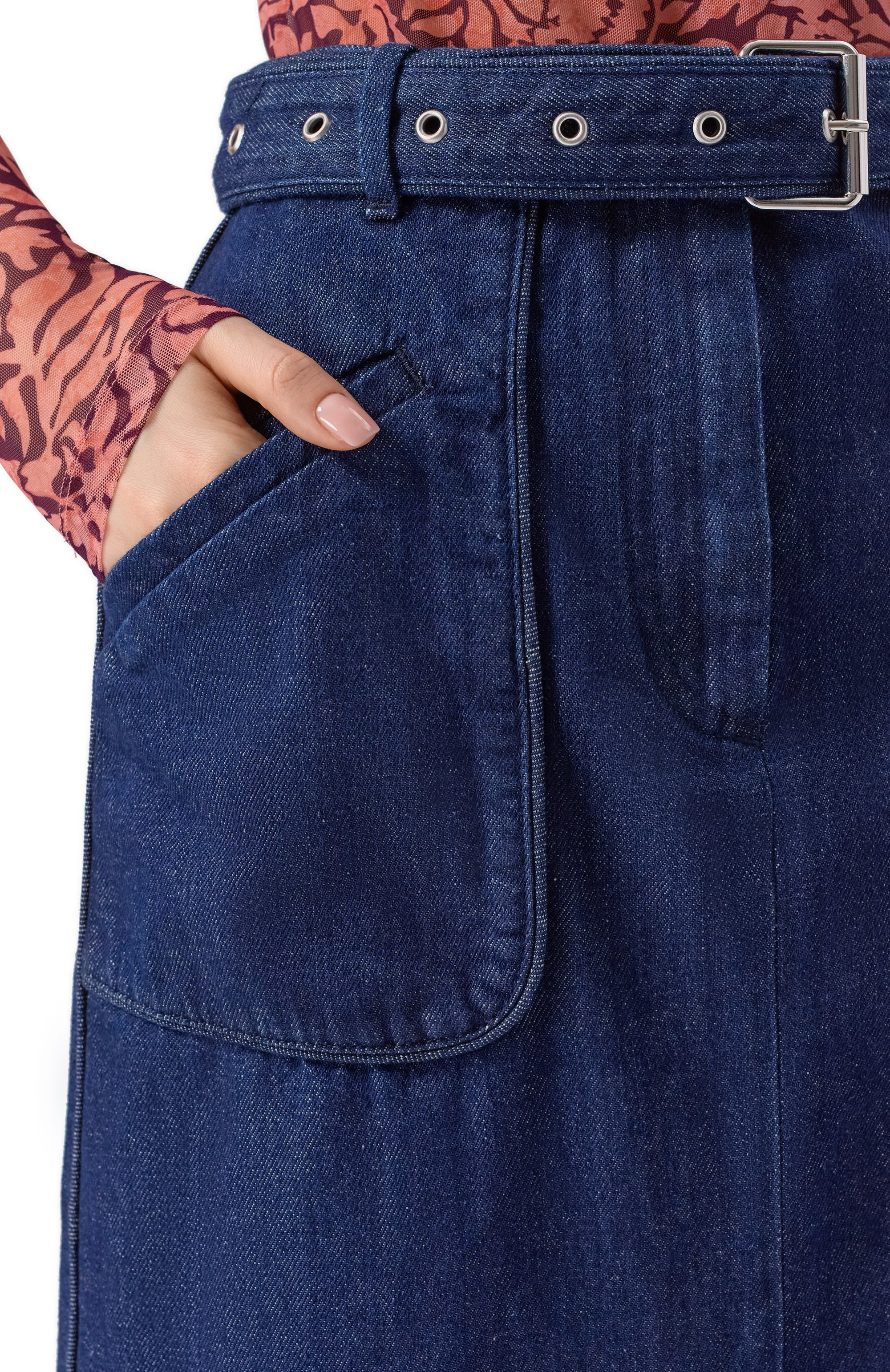 Джинсовая юбка DRIES VAN NOTEN, арт. 251-010825-1562, фото 5