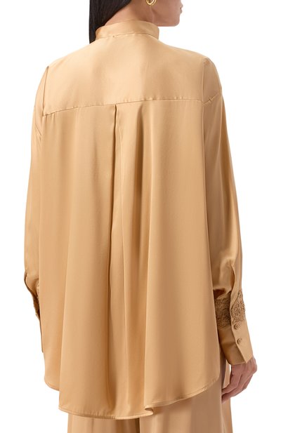 Атласная блузка ERMANNO SCERVINO, арт. D474K604TBW, фото 4