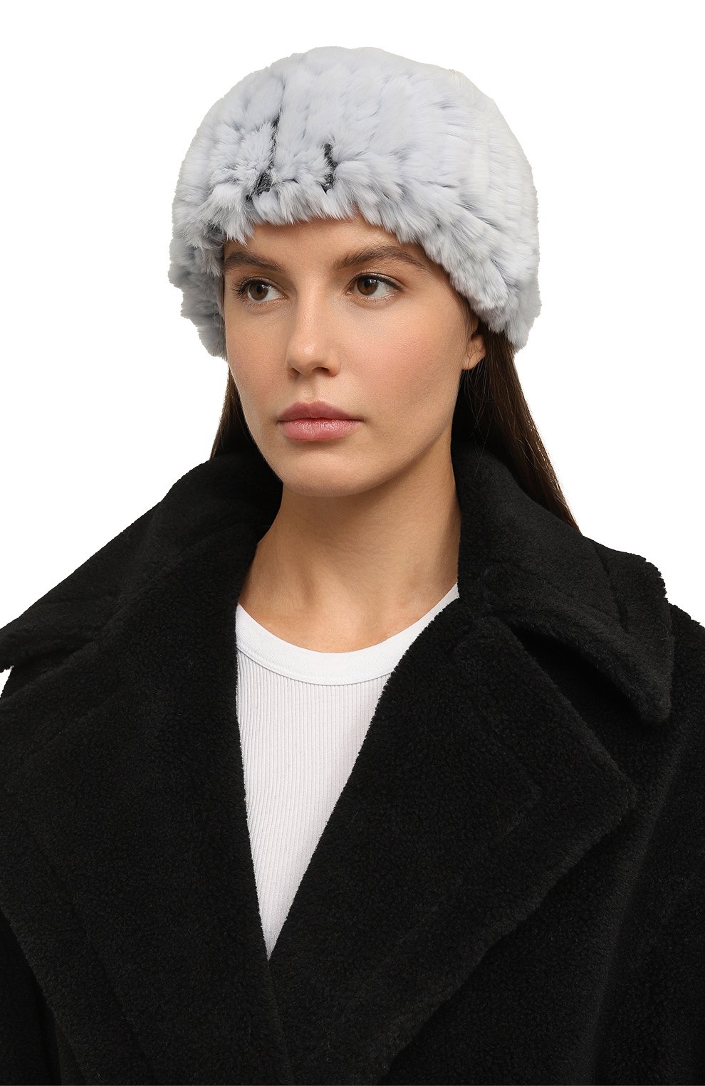 Меховой ободок из кролика YVES SALOMON, арт. 23WAA100XXKREX, фото 2