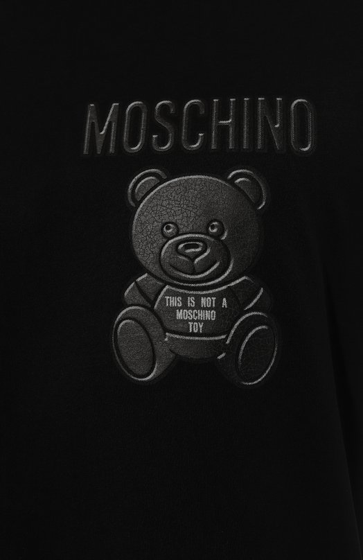 фото Хлопковая футболка moschino