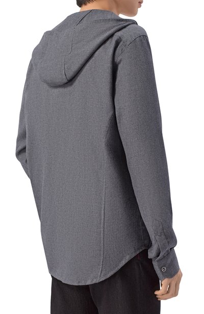 Рубашка из хлопка и лиоцелла KITON, арт. UMCMARH0944016, фото 4