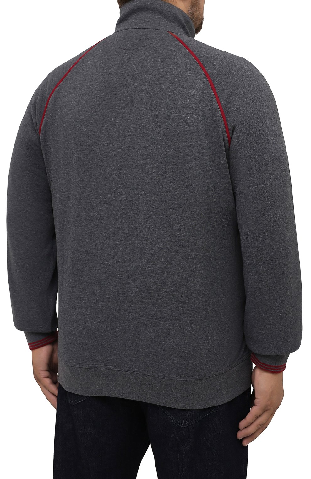 Хлопковая толстовка BRUNELLO CUCINELLI, арт. M0T359276W, фото 4