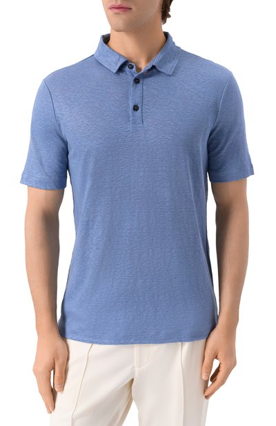 Льняное поло GIORGIO ARMANI, арт. 3RSF80/SJJMZ, фото 3